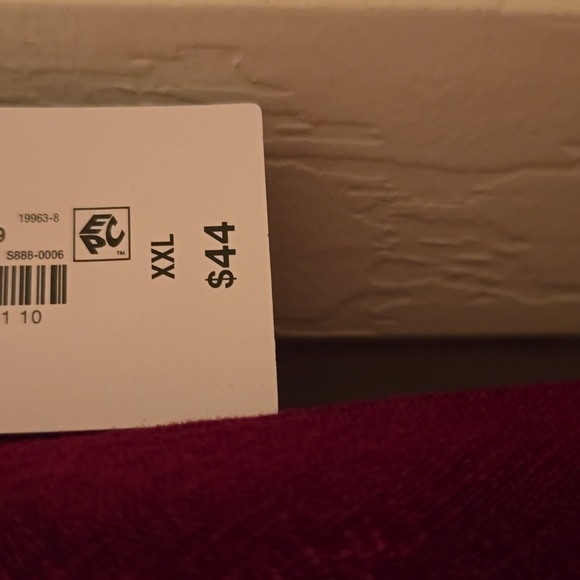 LIZ CLAIBORNE BRAND WOMEN'S PLUS SIZE BURGUNDY SKIRT SIZE XXL - Picture 4 of 12